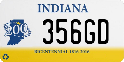 IN license plate 356GD