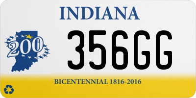 IN license plate 356GG