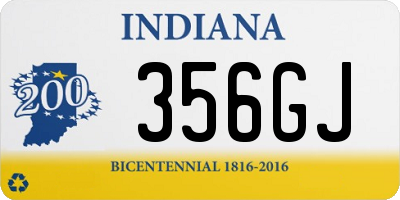 IN license plate 356GJ