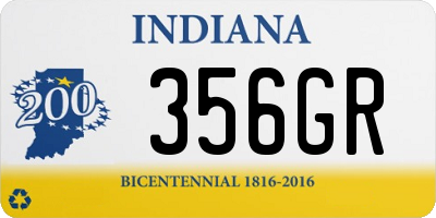 IN license plate 356GR