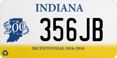 IN license plate 356JB