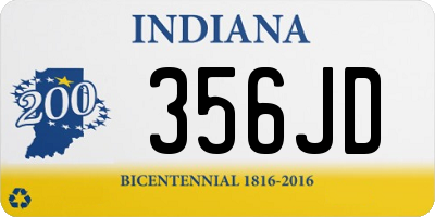 IN license plate 356JD