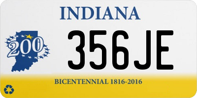 IN license plate 356JE