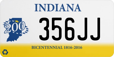 IN license plate 356JJ