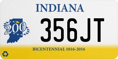 IN license plate 356JT