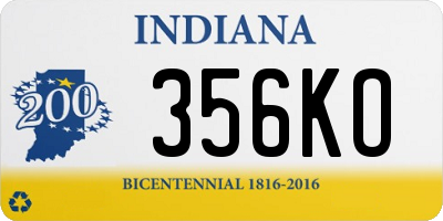 IN license plate 356KO