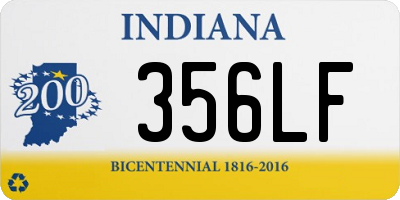 IN license plate 356LF