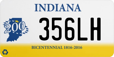 IN license plate 356LH