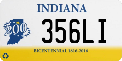 IN license plate 356LI