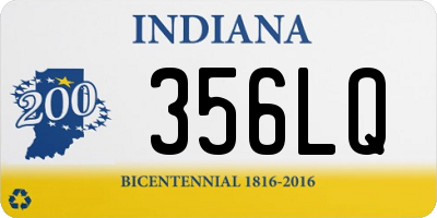 IN license plate 356LQ