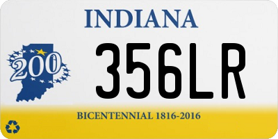 IN license plate 356LR