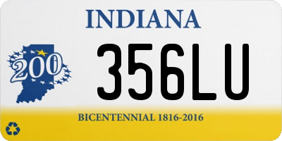 IN license plate 356LU