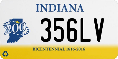 IN license plate 356LV