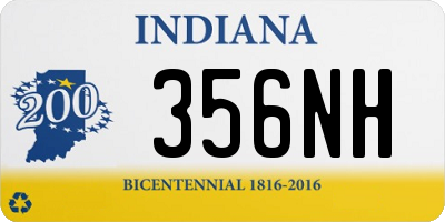 IN license plate 356NH