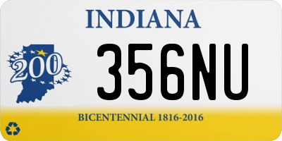 IN license plate 356NU