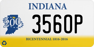 IN license plate 356OP