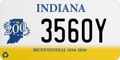 IN license plate 356OY