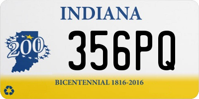 IN license plate 356PQ