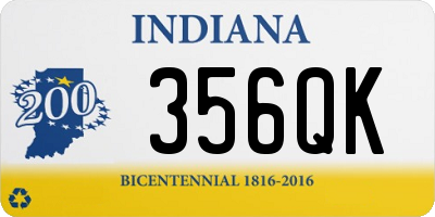 IN license plate 356QK