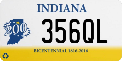 IN license plate 356QL