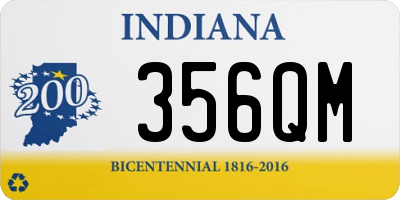 IN license plate 356QM