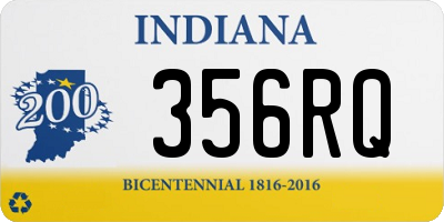 IN license plate 356RQ