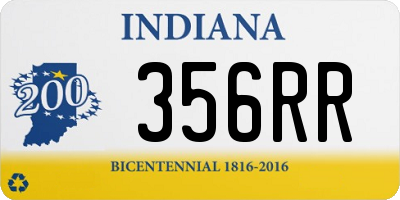 IN license plate 356RR