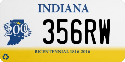 IN license plate 356RW