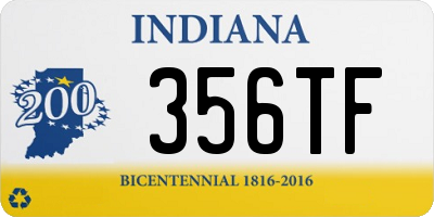 IN license plate 356TF