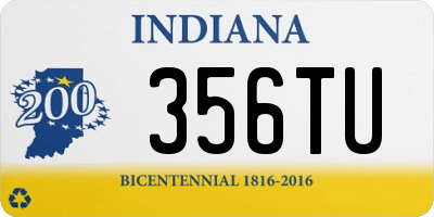 IN license plate 356TU