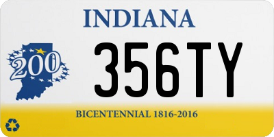 IN license plate 356TY