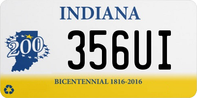 IN license plate 356UI