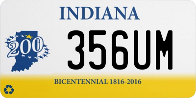 IN license plate 356UM