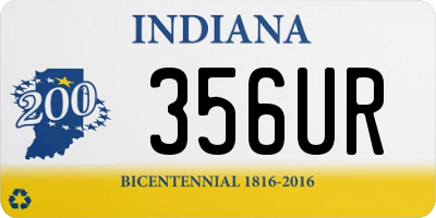 IN license plate 356UR