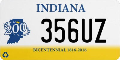 IN license plate 356UZ