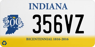 IN license plate 356VZ