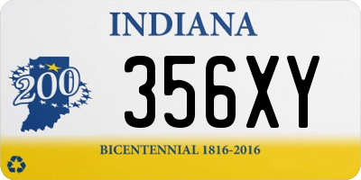 IN license plate 356XY