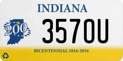 IN license plate 357OU