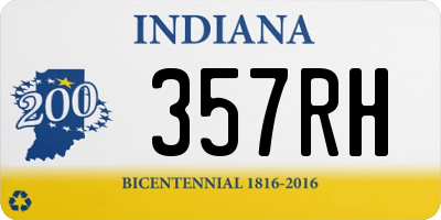 IN license plate 357RH