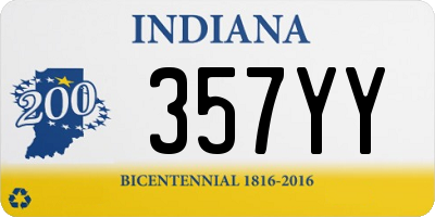 IN license plate 357YY