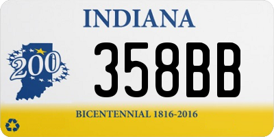 IN license plate 358BB