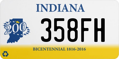 IN license plate 358FH