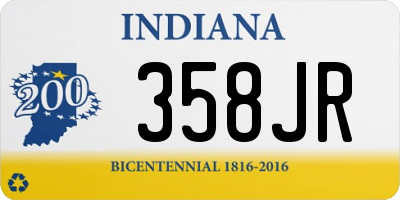 IN license plate 358JR