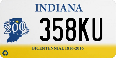 IN license plate 358KU