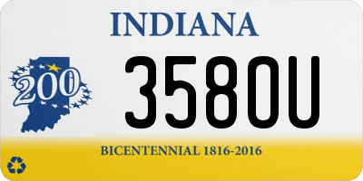 IN license plate 358OU