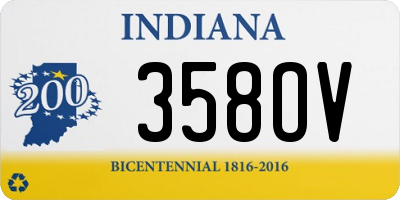 IN license plate 358OV