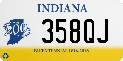 IN license plate 358QJ