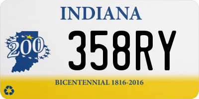 IN license plate 358RY