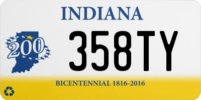 IN license plate 358TY