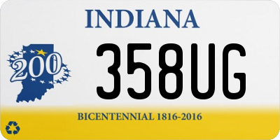 IN license plate 358UG